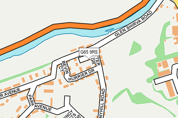 G65 9RS map - OS OpenMap – Local (Ordnance Survey) G65 9RS map - OS OpenMap – Local (Ordnance Survey)