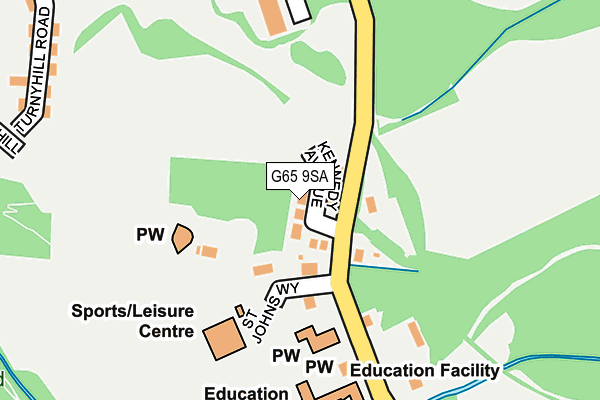 G65 9SA map - OS OpenMap – Local (Ordnance Survey) G65 9SA map - OS OpenMap – Local (Ordnance Survey)