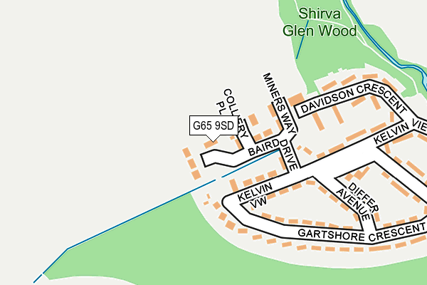 G65 9SD map - OS OpenMap – Local (Ordnance Survey) G65 9SD map - OS OpenMap – Local (Ordnance Survey)