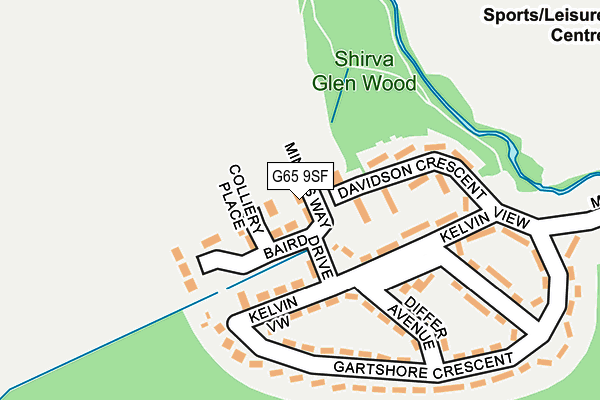 G65 9SF map - OS OpenMap – Local (Ordnance Survey) G65 9SF map - OS OpenMap – Local (Ordnance Survey)