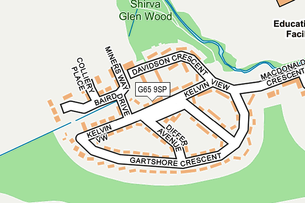 G65 9SP map - OS OpenMap – Local (Ordnance Survey) G65 9SP map - OS OpenMap – Local (Ordnance Survey)