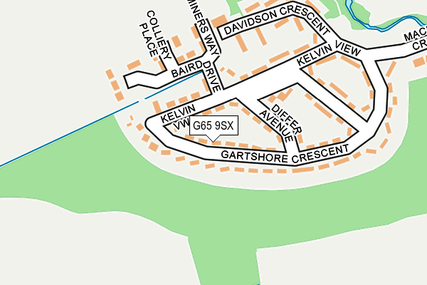 G65 9SX map - OS OpenMap – Local (Ordnance Survey) G65 9SX map - OS OpenMap – Local (Ordnance Survey)