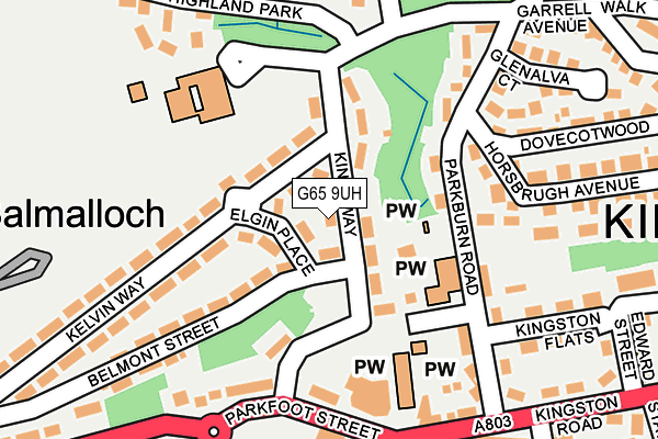 G65 9UH map - OS OpenMap – Local (Ordnance Survey) G65 9UH map - OS OpenMap – Local (Ordnance Survey)