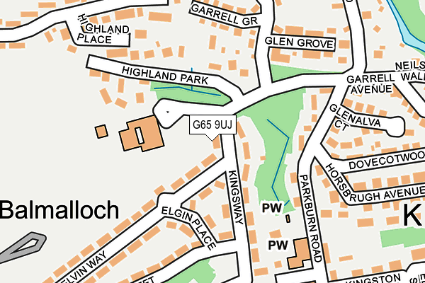 G65 9UJ map - OS OpenMap – Local (Ordnance Survey) G65 9UJ map - OS OpenMap – Local (Ordnance Survey)