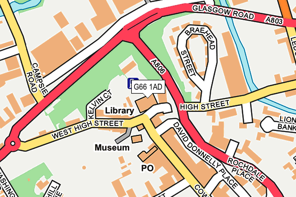 G66 1AD map - OS OpenMap – Local (Ordnance Survey) G66 1AD map - OS OpenMap – Local (Ordnance Survey)