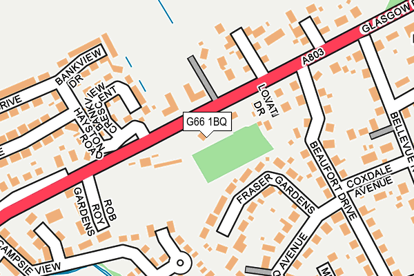G66 1BQ map - OS OpenMap – Local (Ordnance Survey) G66 1BQ map - OS OpenMap – Local (Ordnance Survey)