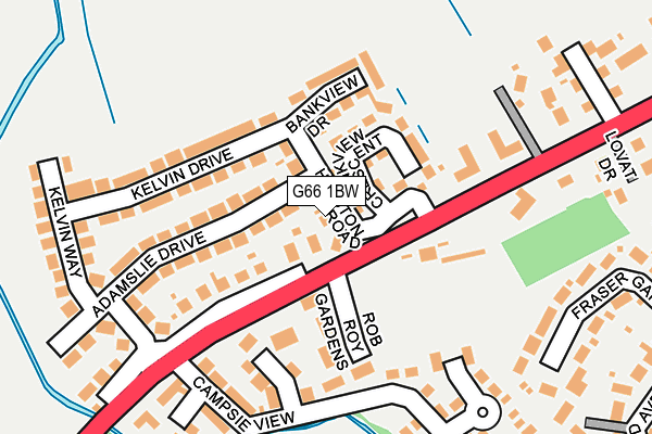 G66 1BW map - OS OpenMap – Local (Ordnance Survey) G66 1BW map - OS OpenMap – Local (Ordnance Survey)