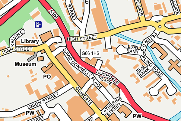 G66 1HS map - OS OpenMap – Local (Ordnance Survey) G66 1HS map - OS OpenMap – Local (Ordnance Survey)