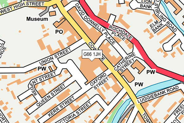 G66 1JH map - OS OpenMap – Local (Ordnance Survey) G66 1JH map - OS OpenMap – Local (Ordnance Survey)