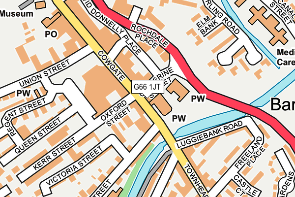 G66 1JT map - OS OpenMap – Local (Ordnance Survey) G66 1JT map - OS OpenMap – Local (Ordnance Survey)