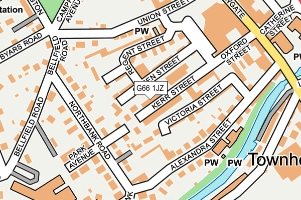 G66 1JZ map - OS OpenMap – Local (Ordnance Survey) G66 1JZ map - OS OpenMap – Local (Ordnance Survey)