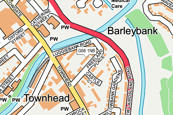 G66 1NB map - OS OpenMap – Local (Ordnance Survey) G66 1NB map - OS OpenMap – Local (Ordnance Survey)