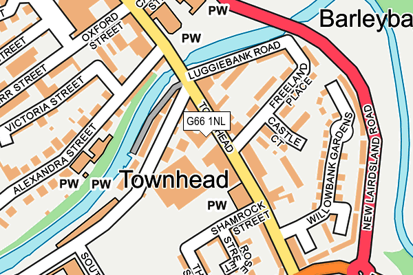 G66 1NL map - OS OpenMap – Local (Ordnance Survey) G66 1NL map - OS OpenMap – Local (Ordnance Survey)
