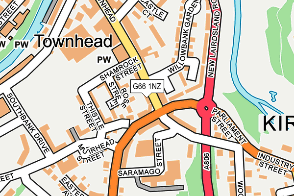 G66 1NZ map - OS OpenMap – Local (Ordnance Survey) G66 1NZ map - OS OpenMap – Local (Ordnance Survey)