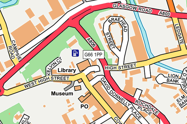 G66 1PP map - OS OpenMap – Local (Ordnance Survey) G66 1PP map - OS OpenMap – Local (Ordnance Survey)