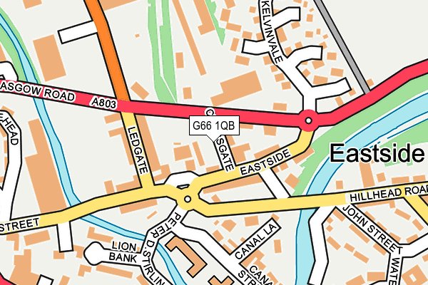 G66 1QB map - OS OpenMap – Local (Ordnance Survey) G66 1QB map - OS OpenMap – Local (Ordnance Survey)