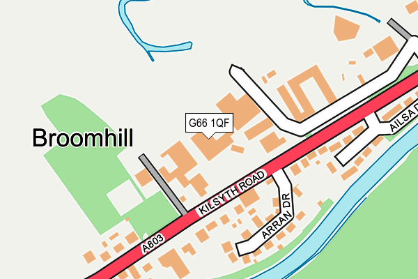 G66 1QF map - OS OpenMap – Local (Ordnance Survey) G66 1QF map - OS OpenMap – Local (Ordnance Survey)