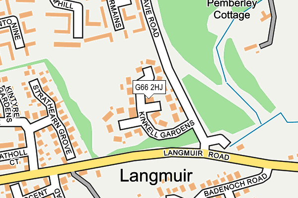 G66 2HJ map - OS OpenMap – Local (Ordnance Survey) G66 2HJ map - OS OpenMap – Local (Ordnance Survey)