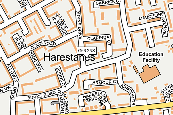 G66 2NS map - OS OpenMap – Local (Ordnance Survey) G66 2NS map - OS OpenMap – Local (Ordnance Survey)