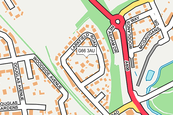 G66 3AU map - OS OpenMap – Local (Ordnance Survey) G66 3AU map - OS OpenMap – Local (Ordnance Survey)