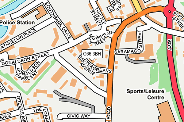 G66 3BH map - OS OpenMap – Local (Ordnance Survey) G66 3BH map - OS OpenMap – Local (Ordnance Survey)