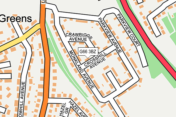 G66 3BZ map - OS OpenMap – Local (Ordnance Survey) G66 3BZ map - OS OpenMap – Local (Ordnance Survey)