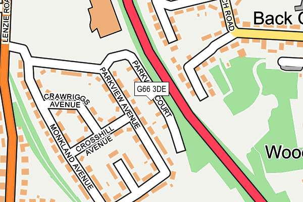 G66 3DE map - OS OpenMap – Local (Ordnance Survey) G66 3DE map - OS OpenMap – Local (Ordnance Survey)