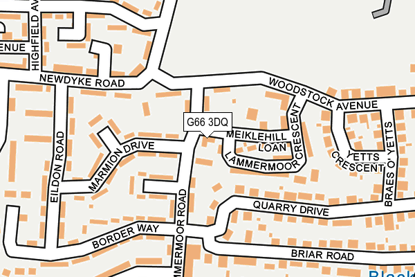 G66 3DQ map - OS OpenMap – Local (Ordnance Survey) G66 3DQ map - OS OpenMap – Local (Ordnance Survey)