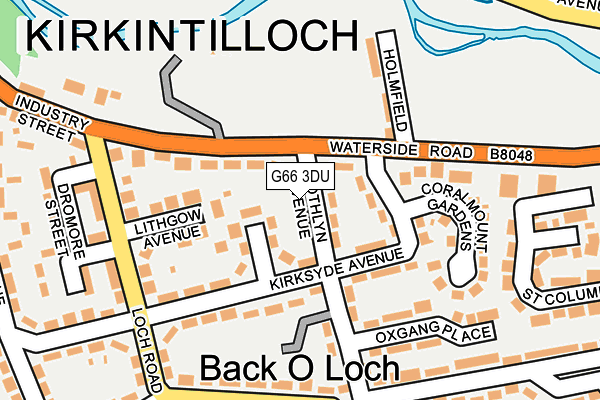 G66 3DU map - OS OpenMap – Local (Ordnance Survey) G66 3DU map - OS OpenMap – Local (Ordnance Survey)