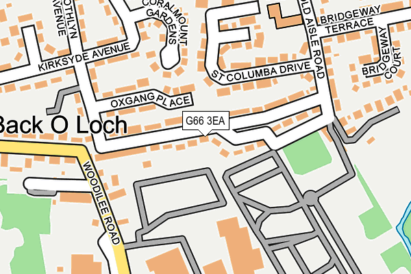 G66 3EA map - OS OpenMap – Local (Ordnance Survey) G66 3EA map - OS OpenMap – Local (Ordnance Survey)