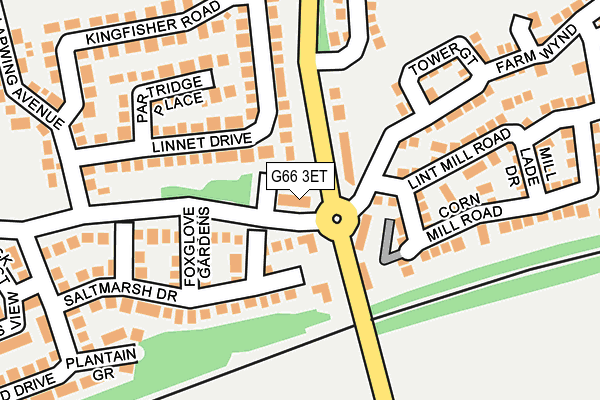 G66 3ET map - OS OpenMap – Local (Ordnance Survey) G66 3ET map - OS OpenMap – Local (Ordnance Survey)