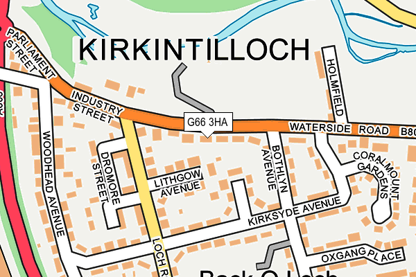 G66 3HA map - OS OpenMap – Local (Ordnance Survey) G66 3HA map - OS OpenMap – Local (Ordnance Survey)