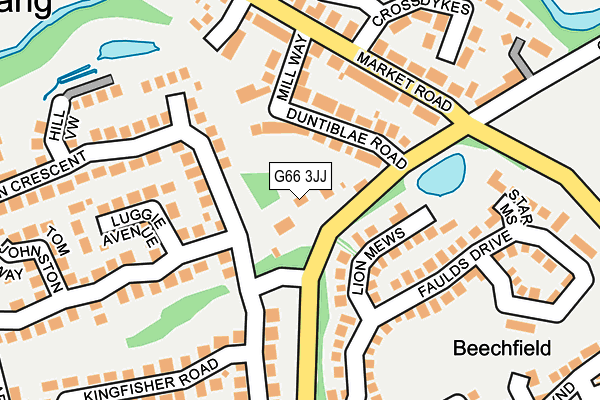 G66 3JJ map - OS OpenMap – Local (Ordnance Survey) G66 3JJ map - OS OpenMap – Local (Ordnance Survey)