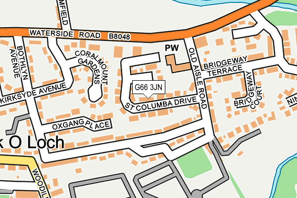 G66 3JN map - OS OpenMap – Local (Ordnance Survey) G66 3JN map - OS OpenMap – Local (Ordnance Survey)
