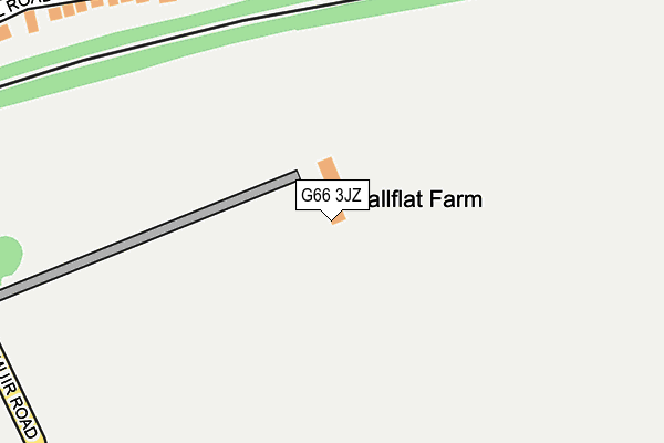 G66 3JZ map - OS OpenMap – Local (Ordnance Survey)