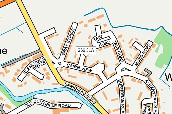 G66 3LW map - OS OpenMap – Local (Ordnance Survey) G66 3LW map - OS OpenMap – Local (Ordnance Survey)