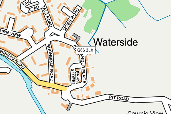 G66 3LX map - OS OpenMap – Local (Ordnance Survey) G66 3LX map - OS OpenMap – Local (Ordnance Survey)