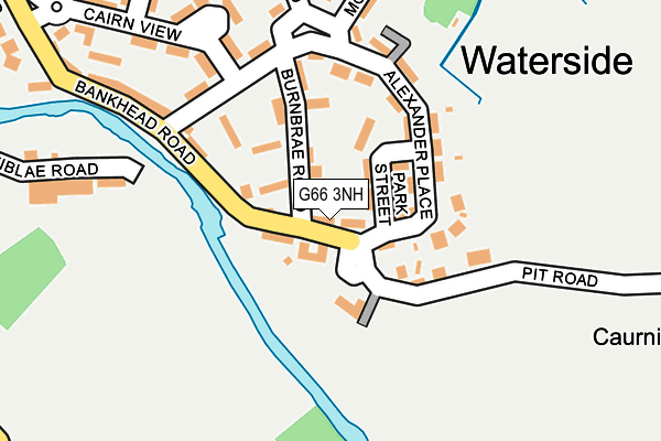 G66 3NH map - OS OpenMap – Local (Ordnance Survey) G66 3NH map - OS OpenMap – Local (Ordnance Survey)