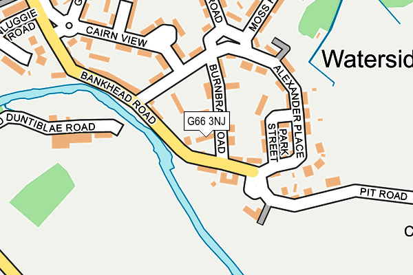 G66 3NJ map - OS OpenMap – Local (Ordnance Survey) G66 3NJ map - OS OpenMap – Local (Ordnance Survey)
