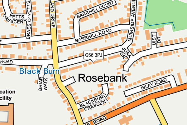 G66 3PJ map - OS OpenMap – Local (Ordnance Survey) G66 3PJ map - OS OpenMap – Local (Ordnance Survey)