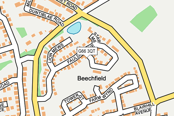 G66 3QT map - OS OpenMap – Local (Ordnance Survey) G66 3QT map - OS OpenMap – Local (Ordnance Survey)