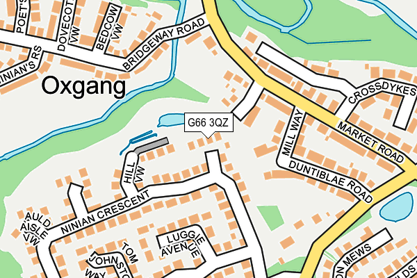 G66 3QZ map - OS OpenMap – Local (Ordnance Survey) G66 3QZ map - OS OpenMap – Local (Ordnance Survey)
