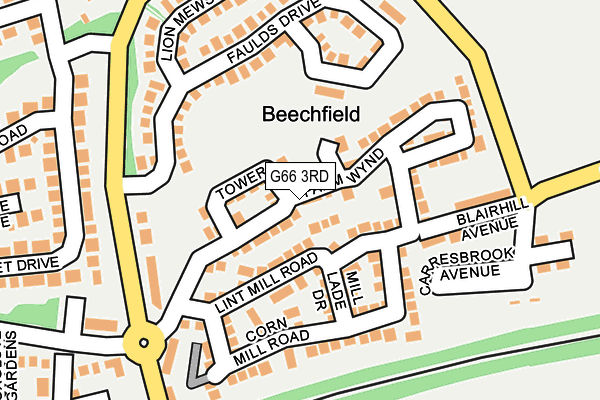 G66 3RD map - OS OpenMap – Local (Ordnance Survey) G66 3RD map - OS OpenMap – Local (Ordnance Survey)