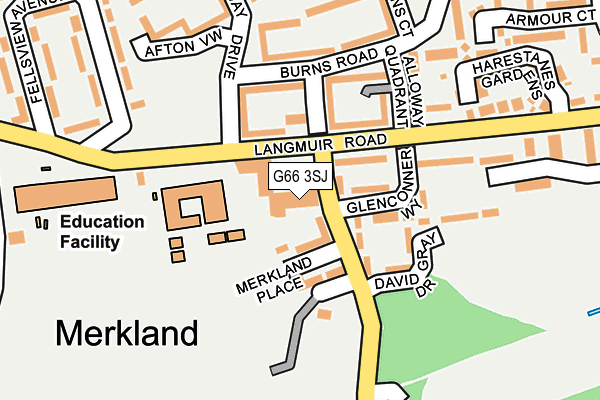 G66 3SJ map - OS OpenMap – Local (Ordnance Survey) G66 3SJ map - OS OpenMap – Local (Ordnance Survey)
