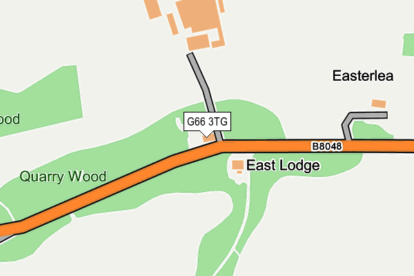 G66 3TG map - OS OpenMap – Local (Ordnance Survey)
