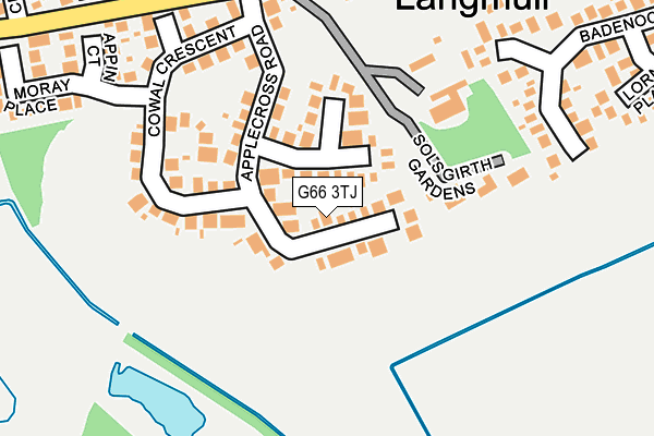 G66 3TJ map - OS OpenMap – Local (Ordnance Survey) G66 3TJ map - OS OpenMap – Local (Ordnance Survey)