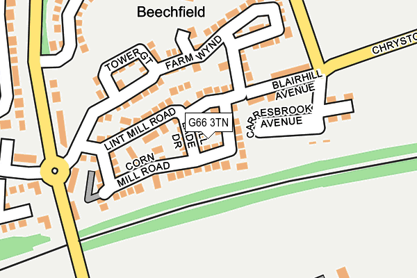G66 3TN map - OS OpenMap – Local (Ordnance Survey) G66 3TN map - OS OpenMap – Local (Ordnance Survey)