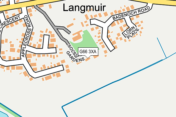 G66 3XA map - OS OpenMap – Local (Ordnance Survey) G66 3XA map - OS OpenMap – Local (Ordnance Survey)
