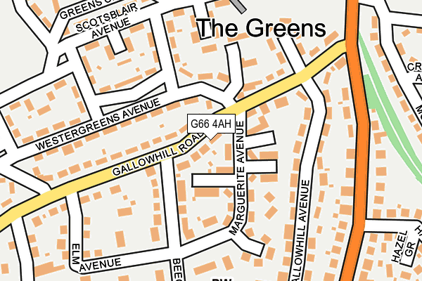 G66 4AH map - OS OpenMap – Local (Ordnance Survey) G66 4AH map - OS OpenMap – Local (Ordnance Survey)