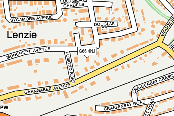 G66 4NJ map - OS OpenMap – Local (Ordnance Survey) G66 4NJ map - OS OpenMap – Local (Ordnance Survey)